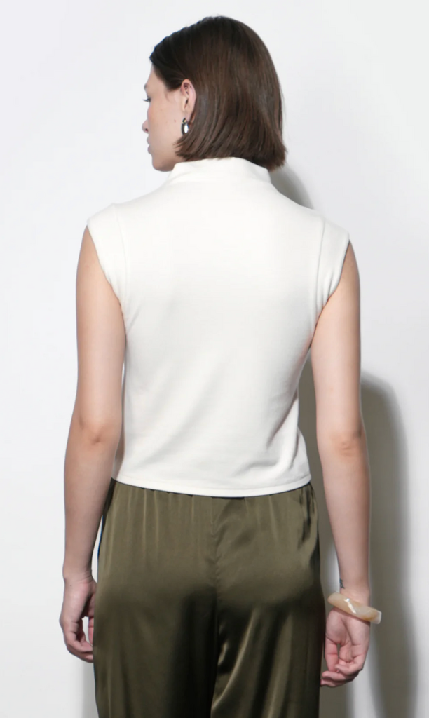 PALOMA FUNNEL NECK KNIT TOP