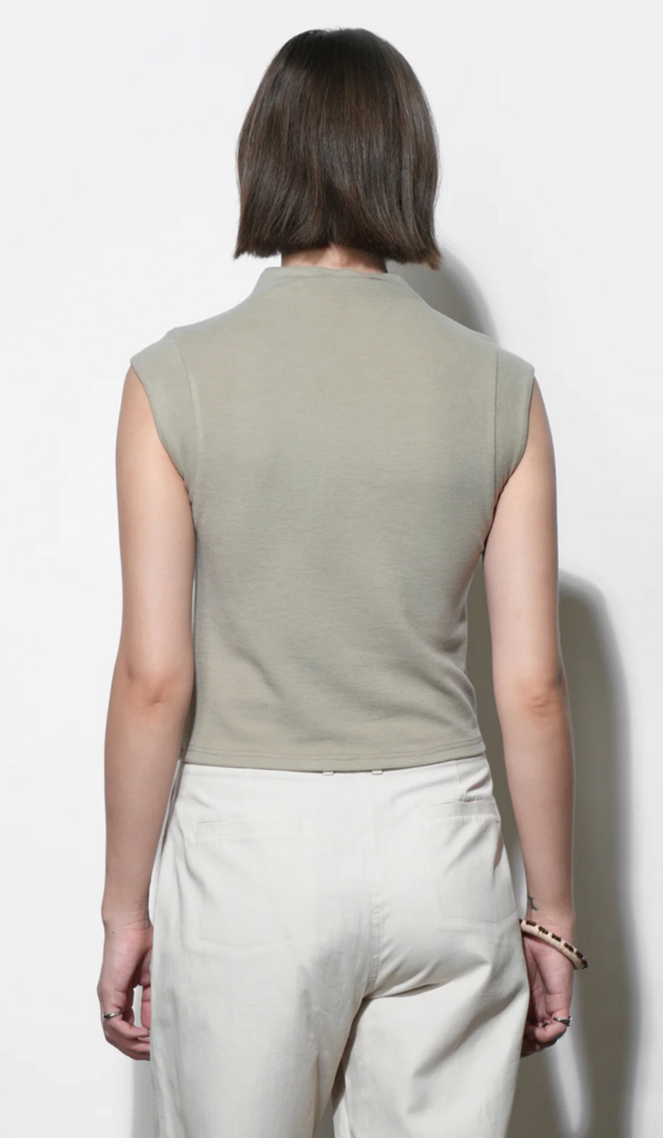 PALOMA FUNNEL NECK KNIT TOP