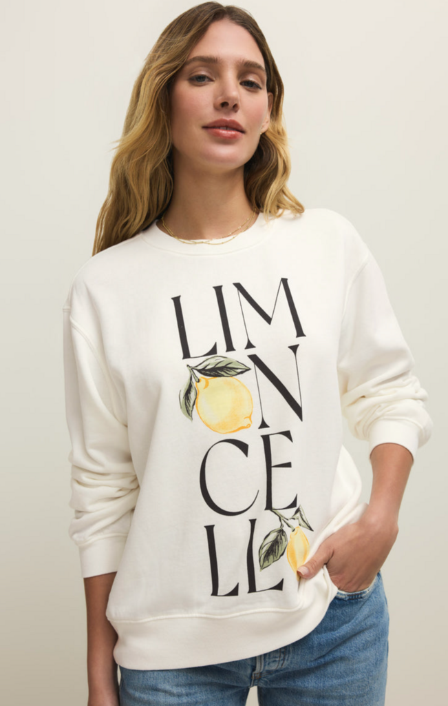 Z SUPPLY LIMON BOYFRIEND SWEATSHIRT