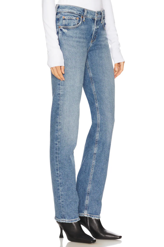 AGOLDE LOW RISE SLIM JEANS