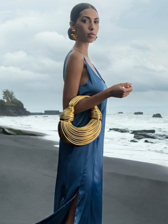 VERANO HILL AMANDA HANDBAG GOLD