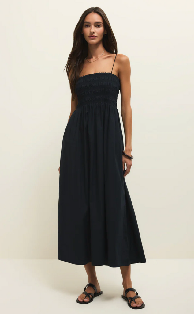 Z SUPPLY CORNELIA POPLIN MAXI DRESS
