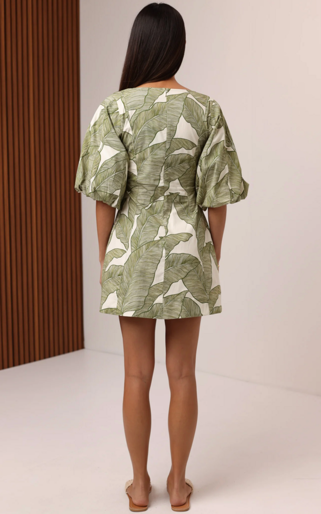 SHORE SHAYLA SEAMED MINI DRESS