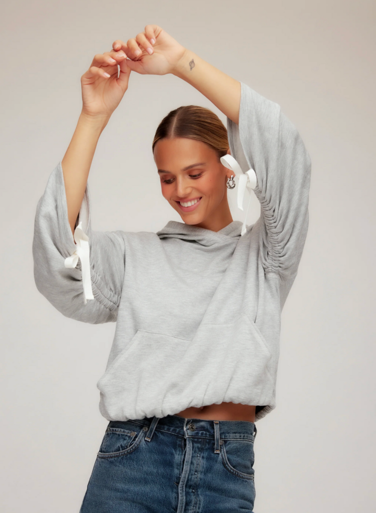 FIFTEEN TWENTY MAKENNA BUBBLE SWEATSHIRT