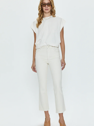 PISTOLA LENNON HIGH RISE CROP BOOT JEAN