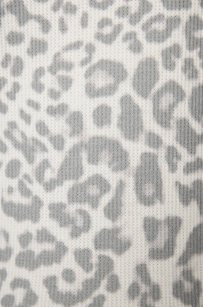 PJ SALVAGE BOYFRIEND BOXER LEOPARD PRINT SHORTS SET