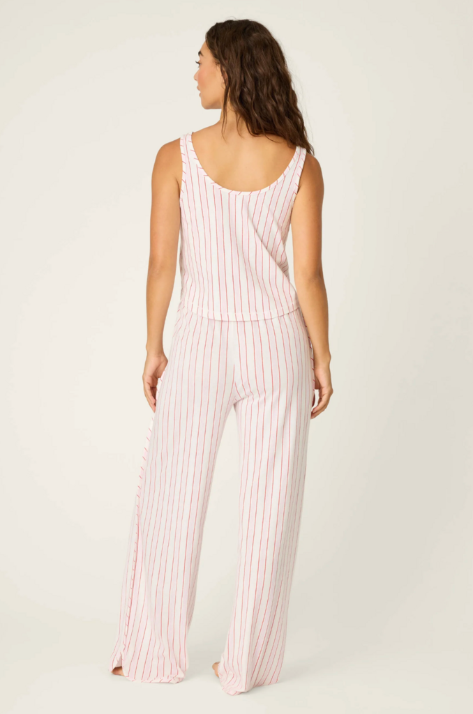 PJ SALVAGE FEELING LOVED STRIPED PJ SET