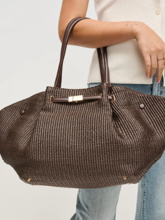 KAIA STRAW TOTE