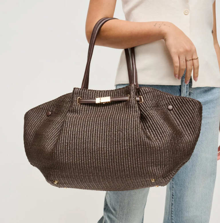 KAIA STRAW TOTE