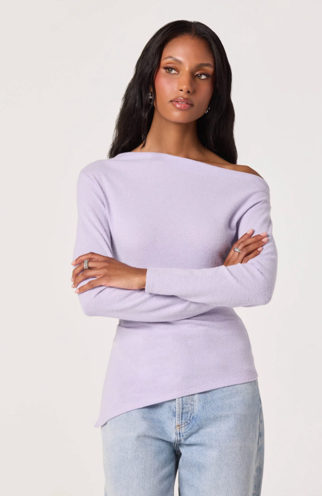 ASTR MIAH OFF SHOULDER TOP