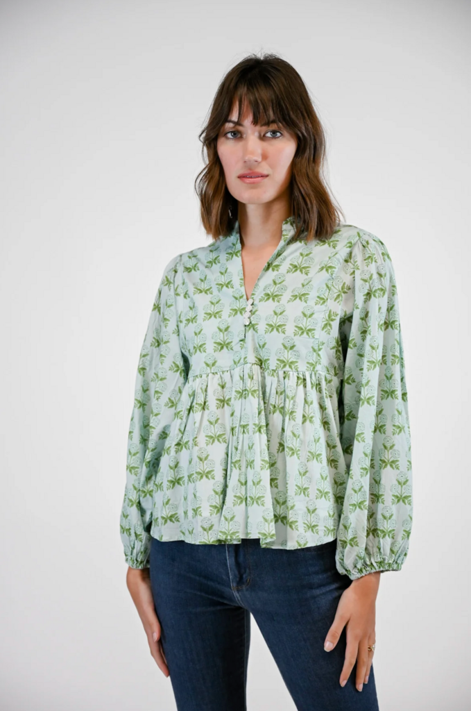 VICTORIA DUNN BLUFFTON BLOUSE
