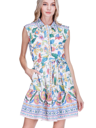 FRONT PLACKET SHIRT DRESS