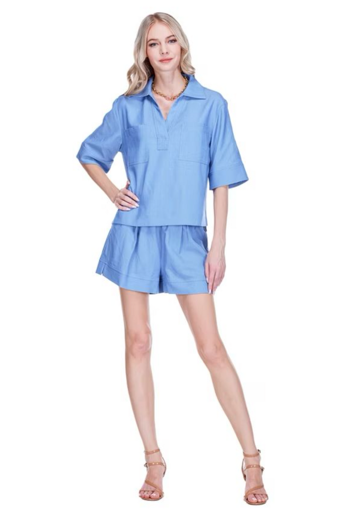 JESSICA ELASTIC WAIST SHORT