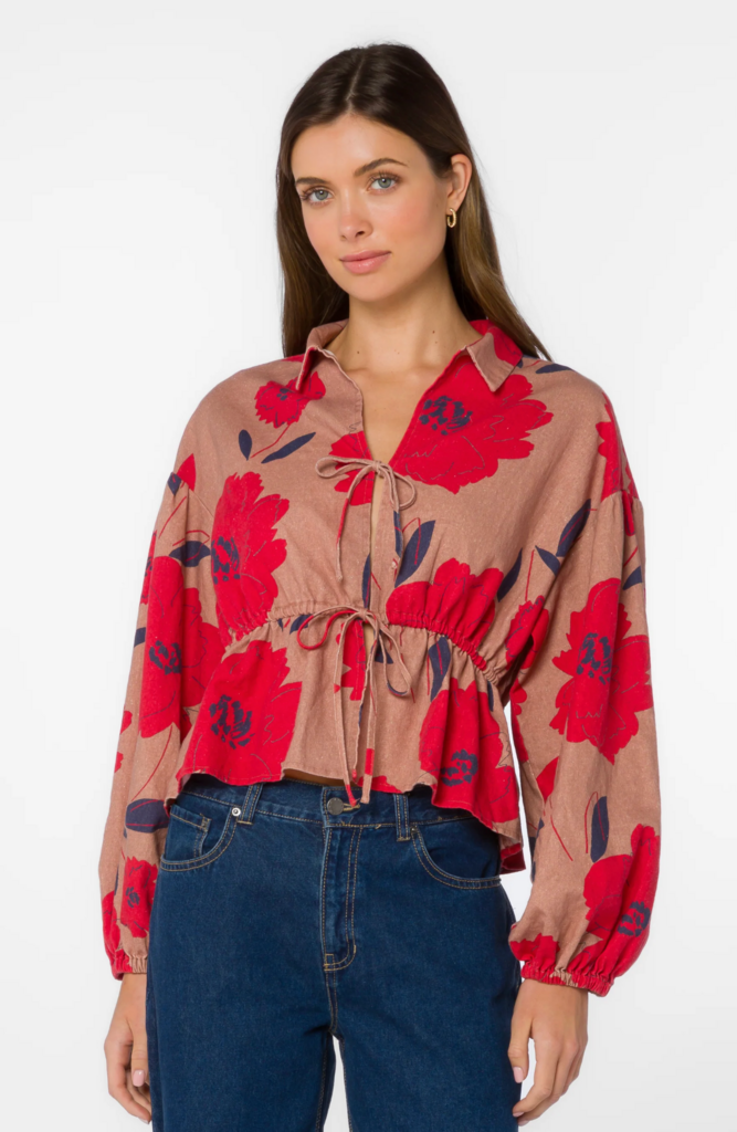 Velvet Heart EMMALYN FLORAL TOP