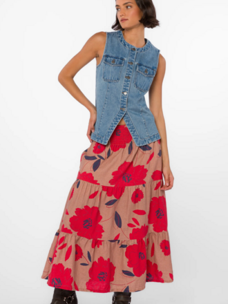 Velvet Heart ROSEANNA FLORAL SKIRT