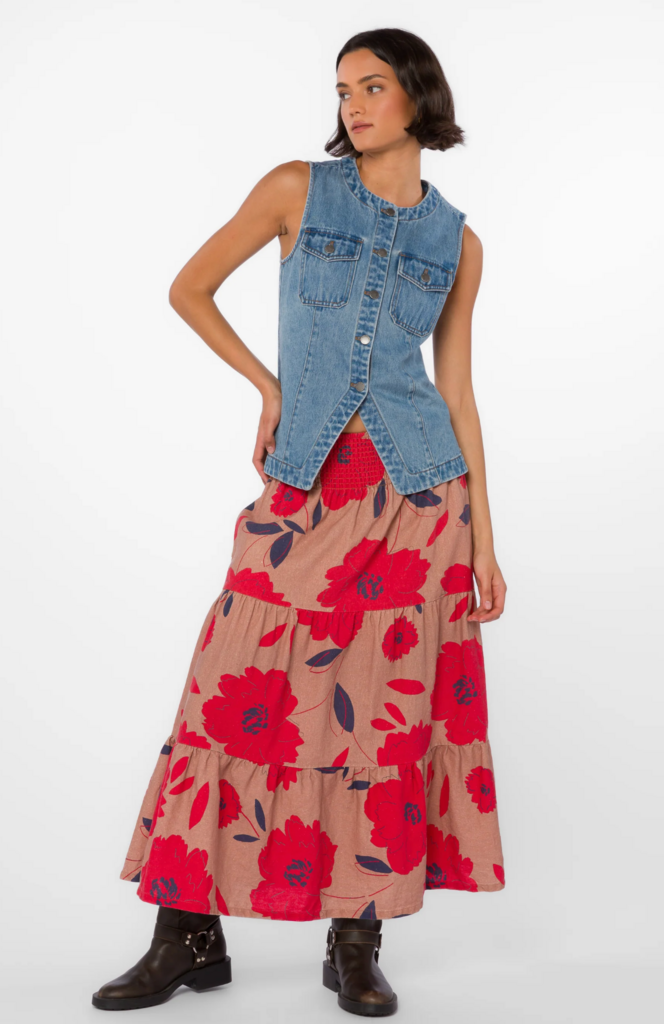 Velvet Heart ROSEANNA FLORAL SKIRT