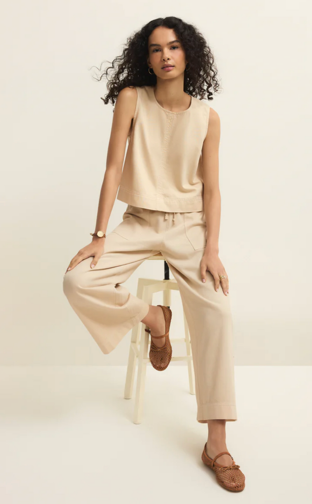 Z SUPPLY DAYCATION TWILL ANKLE PANT