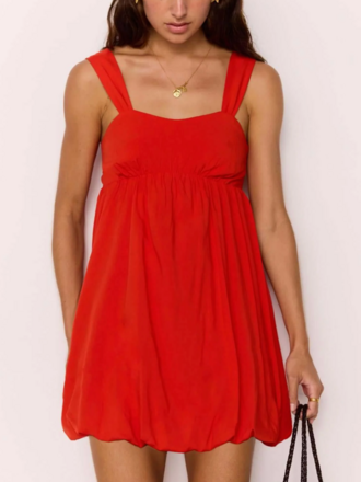 MINKPINK SCARLETT BUBBLE MINI DRESS