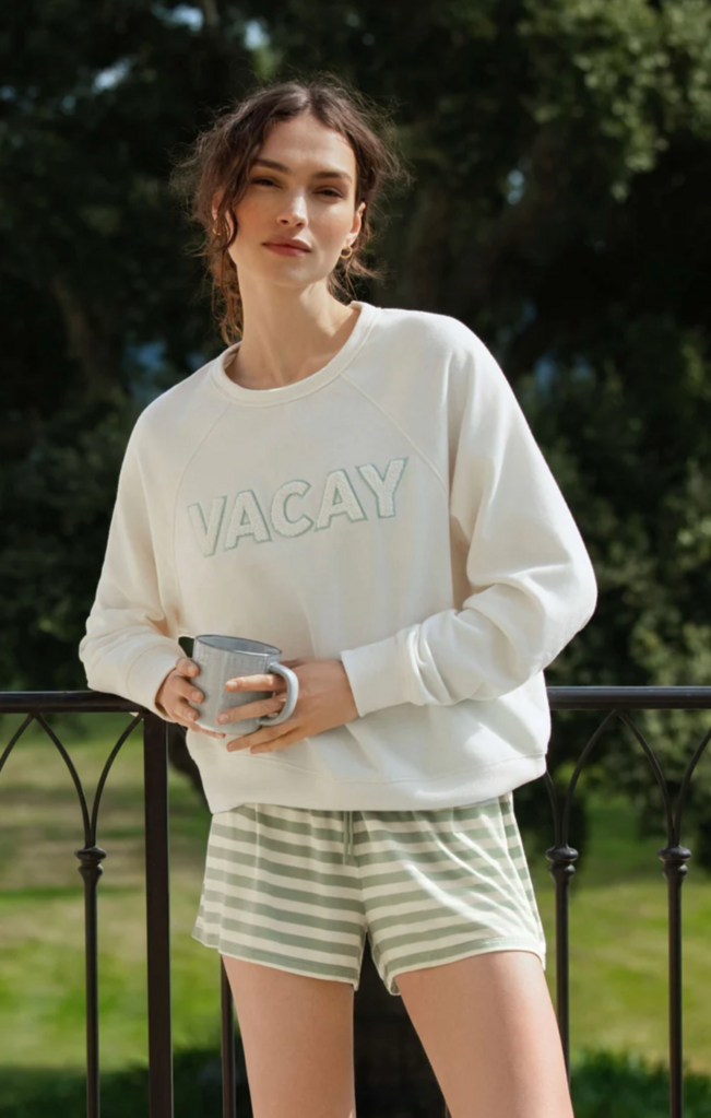 Z SUPPLY VACAY FLEECE SWEATSHIRT