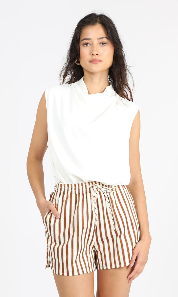 GRAHAM STRIPE PULL UP SHORTS