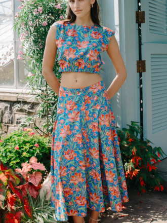 LOVE THE LABEL TRICIA LONG SKIRT ARCHIVE TULIP LIBERTY