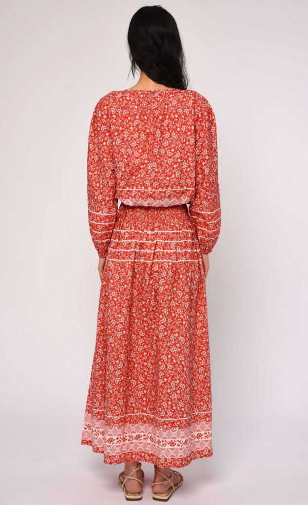 LOVE THE LABEL CARA SKIRT ROSEMARY DREAMSCAPE