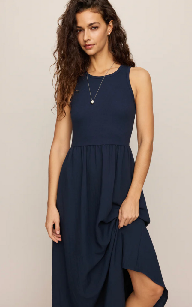 Z SUPPLY CHARLOTTE RIB MIDI DRESS