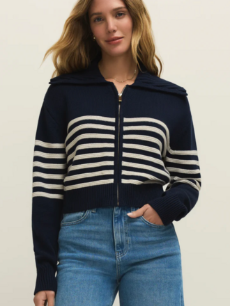Z SUPPLY KOVAC CROPPED SWEATER JACKET