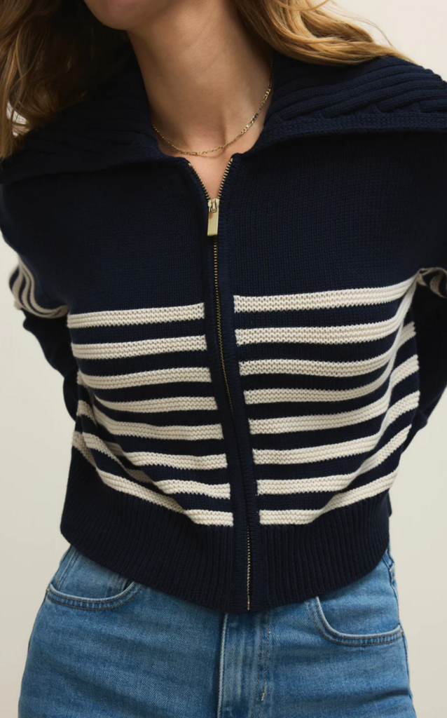 Z SUPPLY KOVAC CROPPED SWEATER JACKET