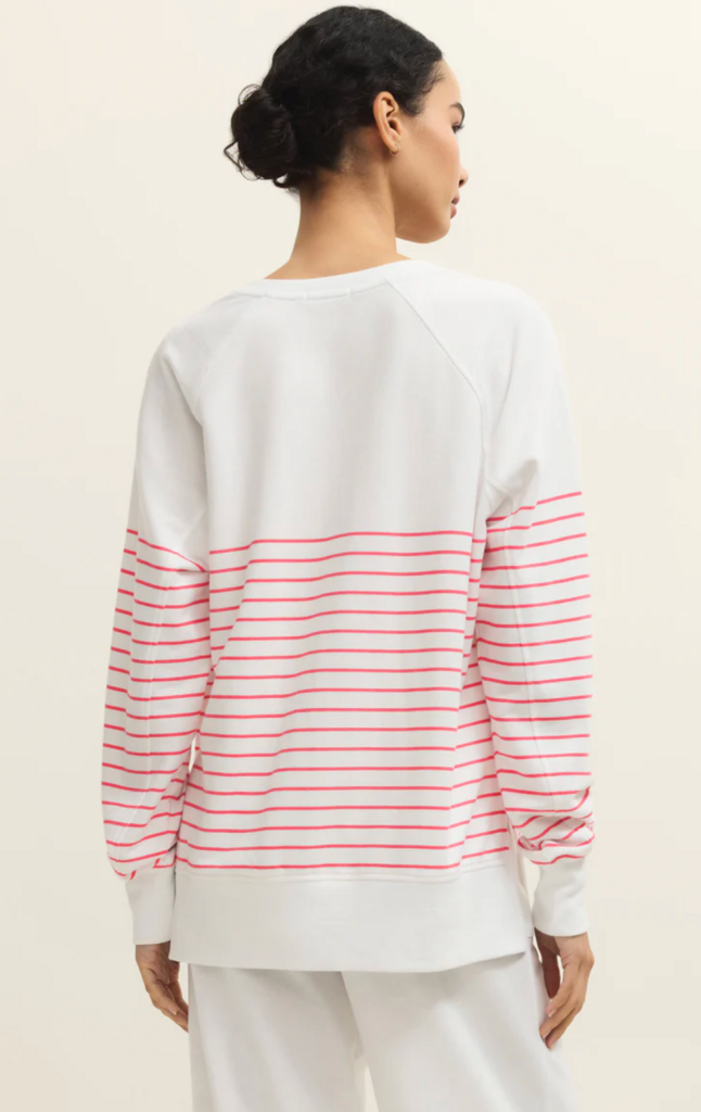 Z SUPPLY WEEKENDER STRIPE V-NECK