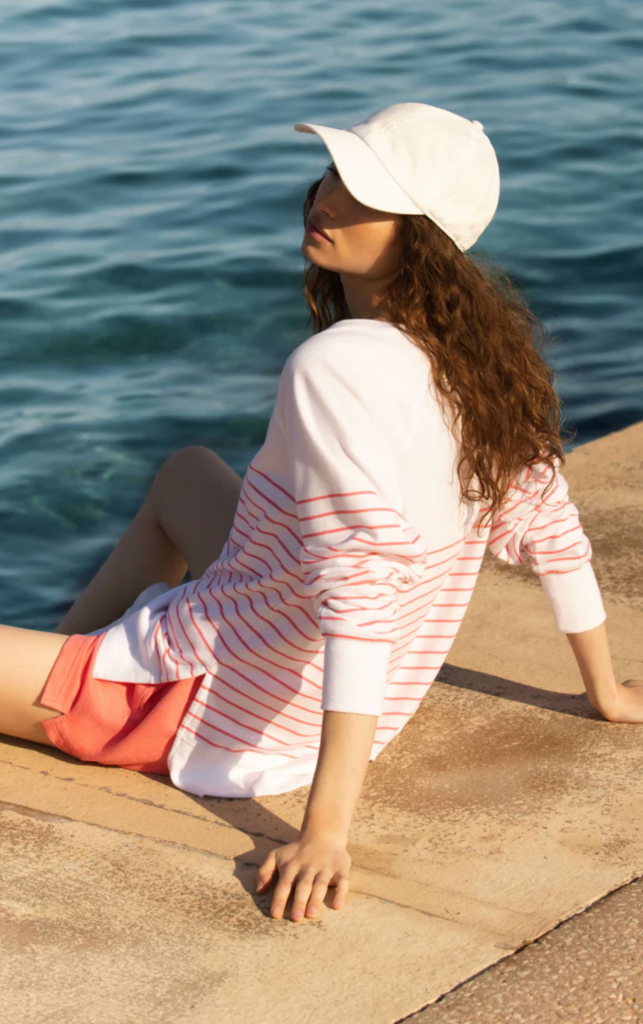 Z SUPPLY WEEKENDER STRIPE V-NECK