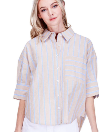 BUTTON SHORT SLEEVE SHIRT