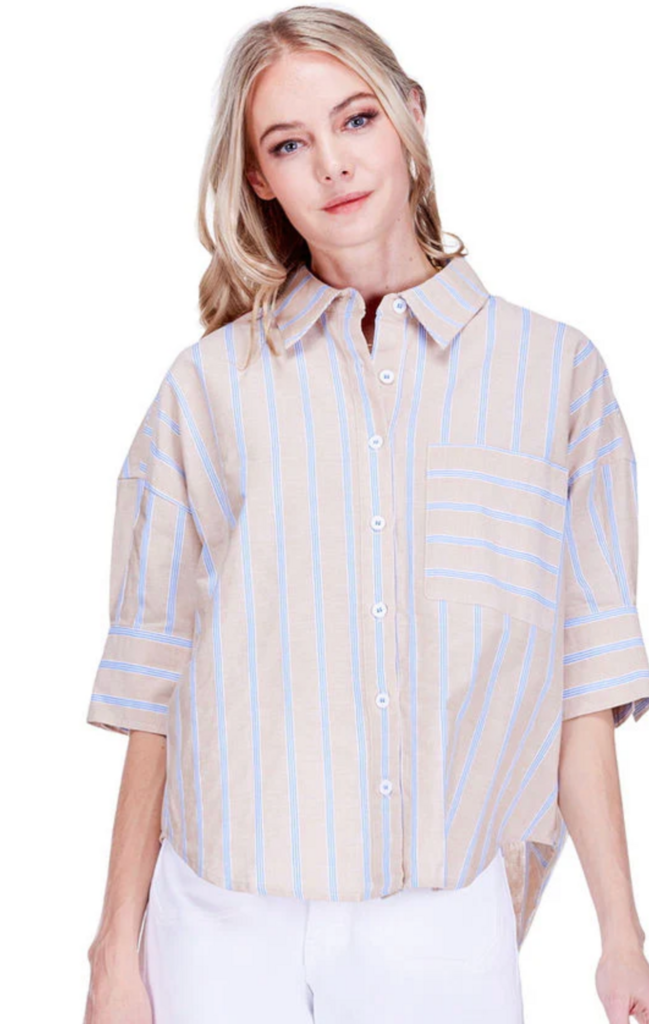 BUTTON SHORT SLEEVE SHIRT