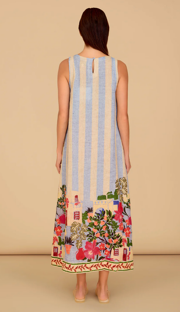 OLIVIA BY LIVRO DANI DRESS VILLAGE STRIPES