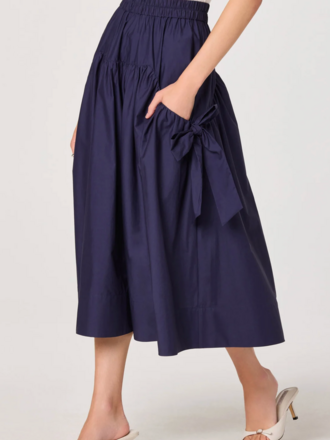 ASTR LYLAH BOW MIDI SKIRT