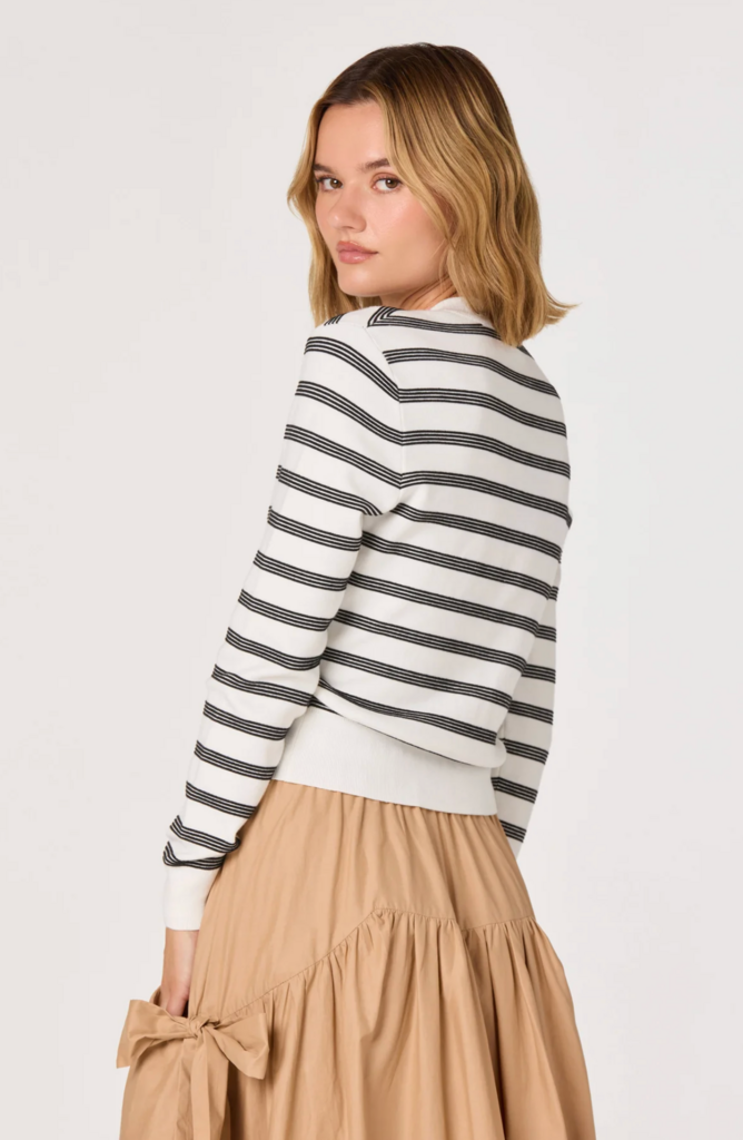 ASTR TAWNI BUTTON-FRONT CARDIGAN