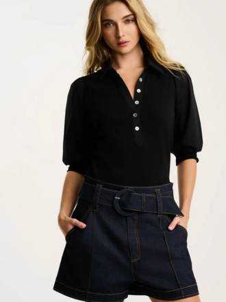 LISA TODD PURE RIB COLLET TOP