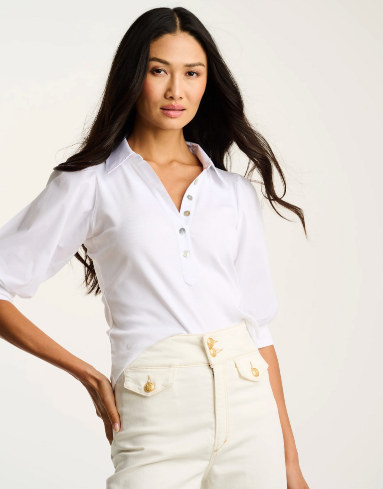 LISA TODD PURE RIB COLLET TOP