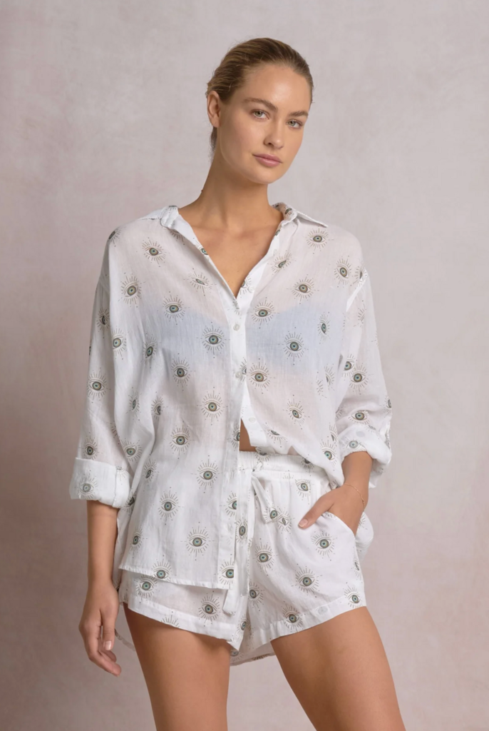 IRIS BUTTON DOWN TOP