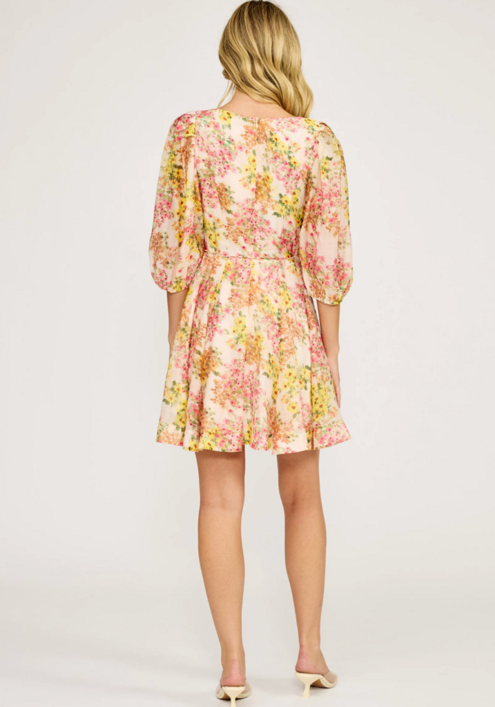 Lucy Paris ALEXIS BELTED DRESS