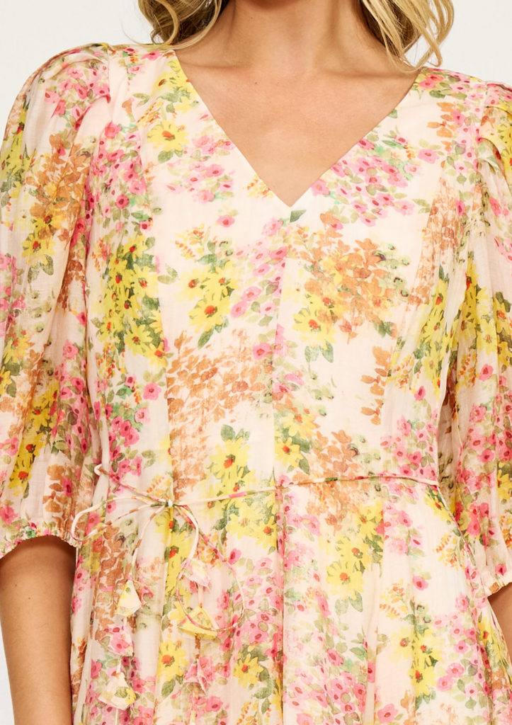 Lucy Paris ALEXIS BELTED DRESS