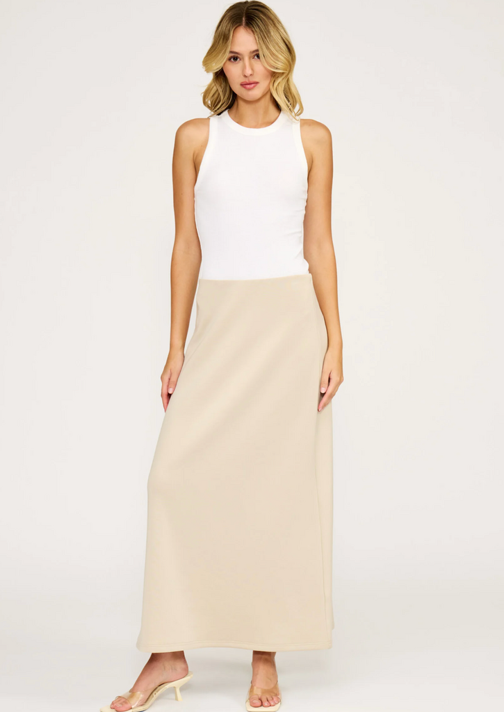 Lucy Paris REESE A LINE MAXI SKIRT