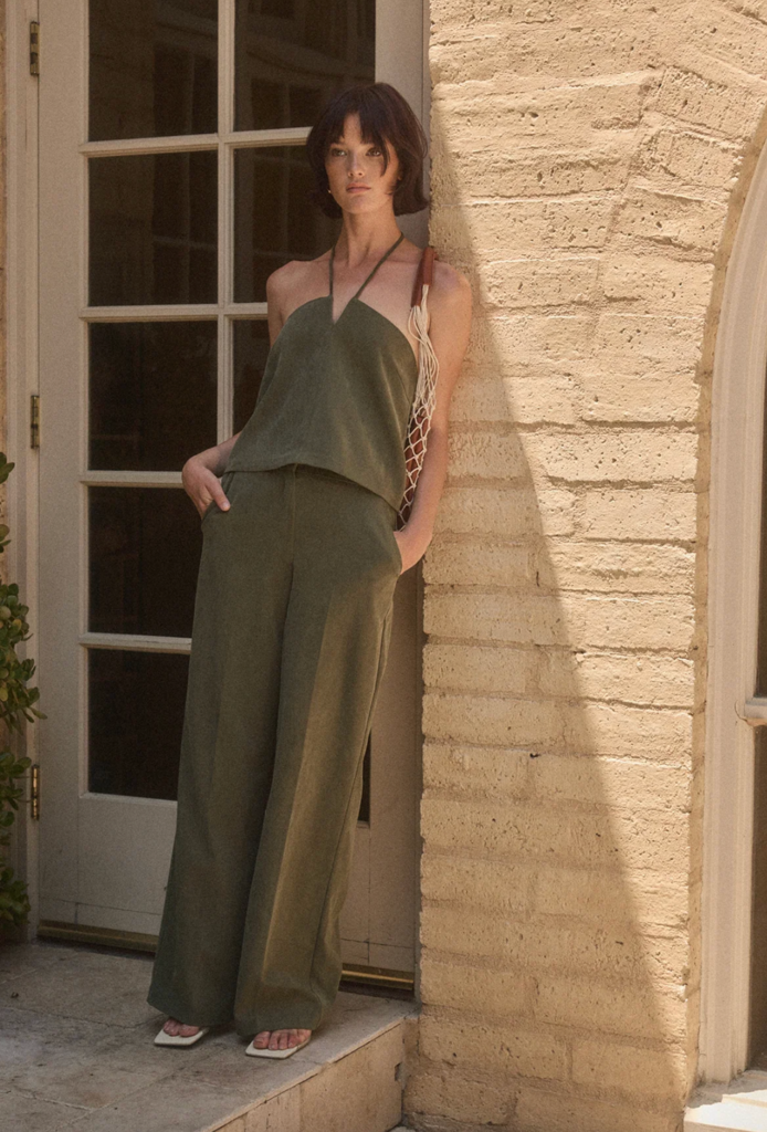 Lucy Paris TATUM V NECK TOP