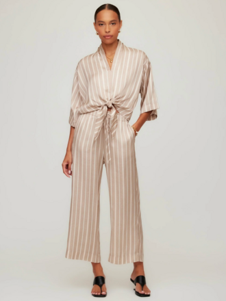 FIFTEEN TWENTY TASHA CROPPED DRAWSTRING PANTS