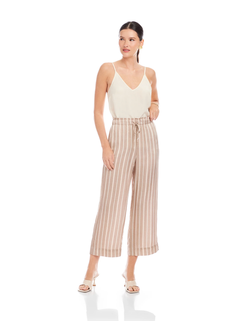 FIFTEEN TWENTY TASHA CROPPED DRAWSTRING PANTS