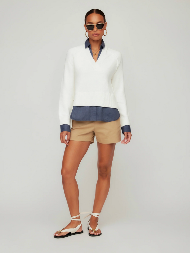 FIFTEEN TWENTY CARRIE MIXED MEDIA SWEATER