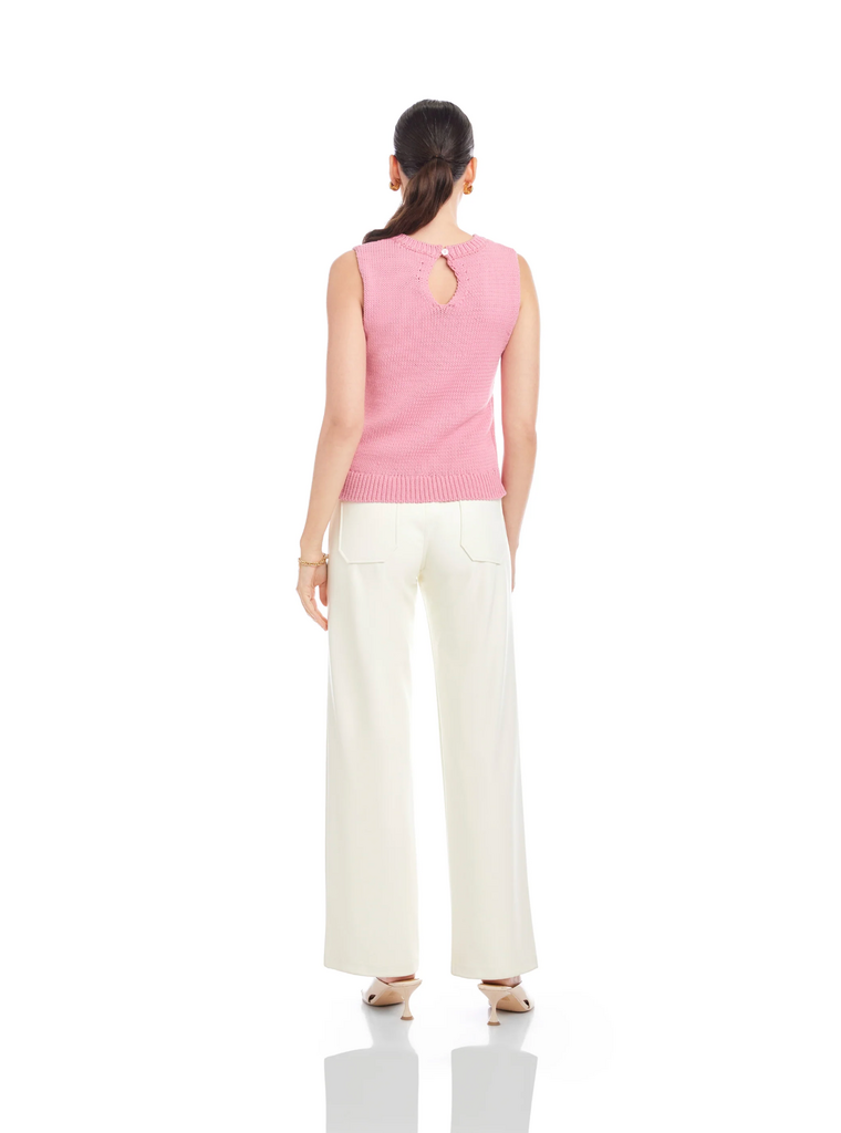 FIFTEEN TWENTY KIMMY KEYHOLE SWEATER TANK