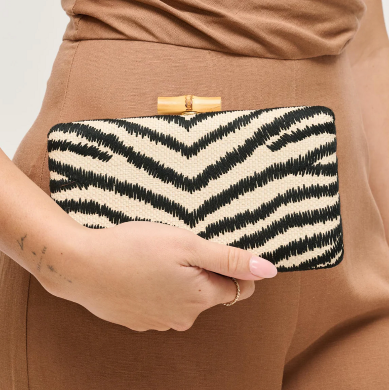 DORIT EVENING BAG BLACK NATURAL