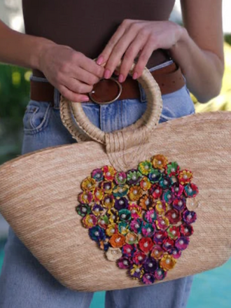 CHISME LIFESTYLE MI CORAZON HEART TOTE