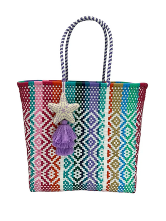 CHISME LIFESTYLE CANASTA WEEKENDER TOTE JUMBO ASSORTED